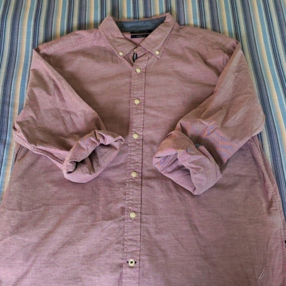 Nautica Classic Fit Shirt Size Large - Picture 3 of 7